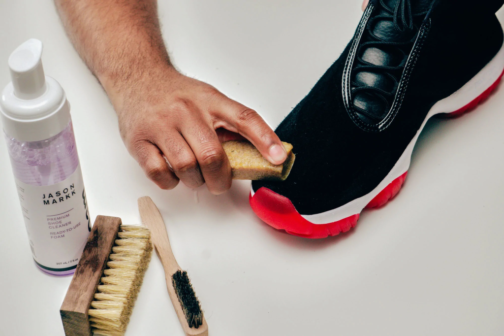 how to properly clean suede shoes