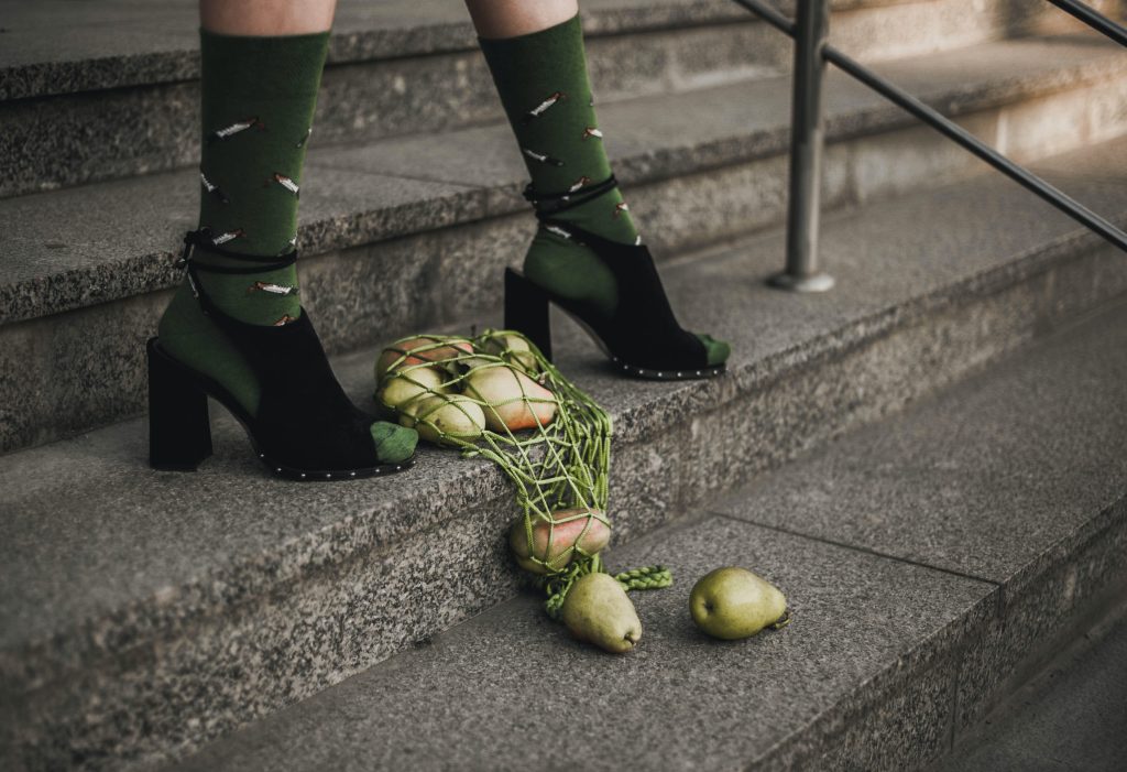 How to wear heels with socks